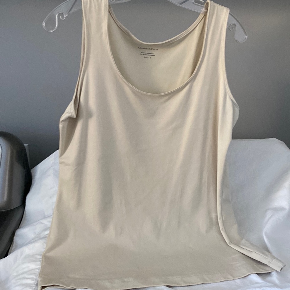 Charter Club Beige tank top